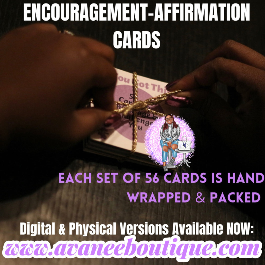 Printed Encouragement-Affirmation Cards